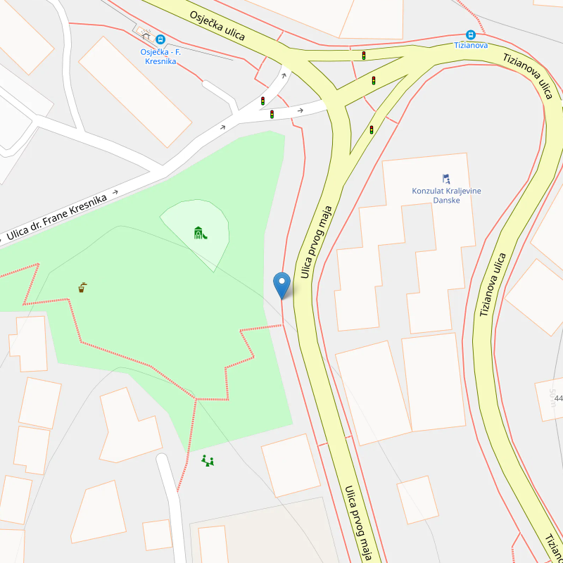 park na vrhu prvomajsk