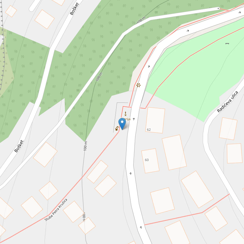 prvoga maja-tizijanova  (u zavoju ispred nebodera)