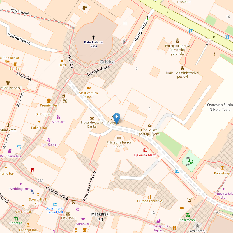 stari grad  (ispred 1.policijske stanice