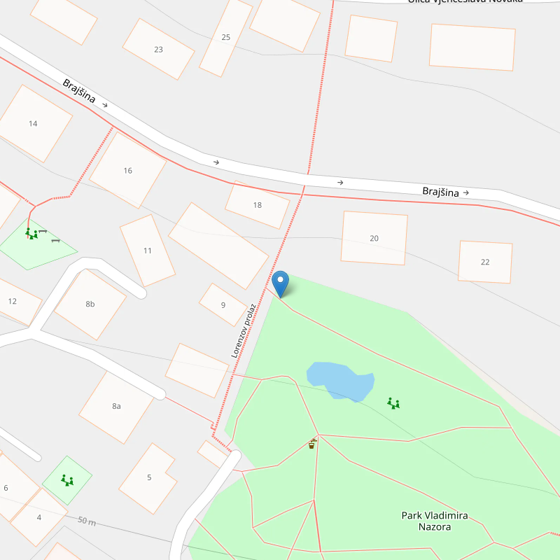 iz parka na stube  (park kozala)