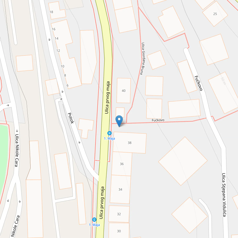 Giordano Bruno  (prvomajska-tizijanova)